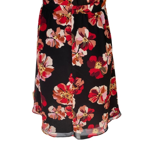 Madewell Floral Tulip Sleeve Faux Wrap Mini Dress in French Rose - 4 - Picture 11 of 16